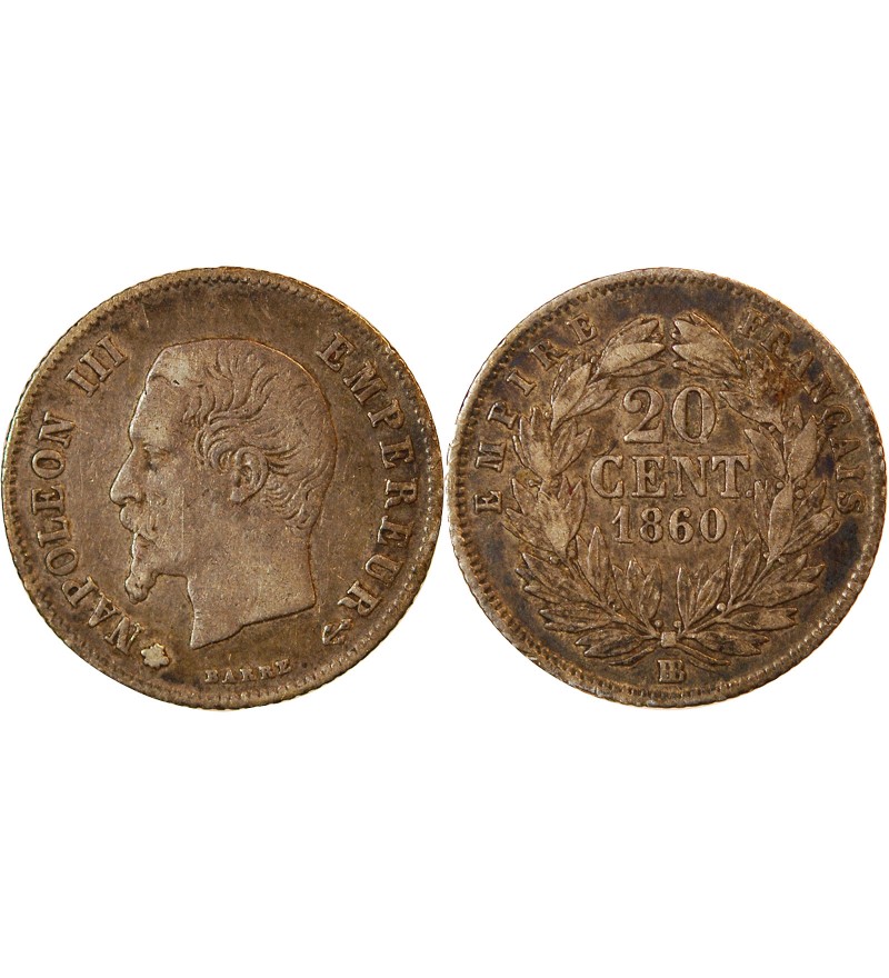 Napoleon Iii Centimes Argent Bb Strasbourg Argent Suffren