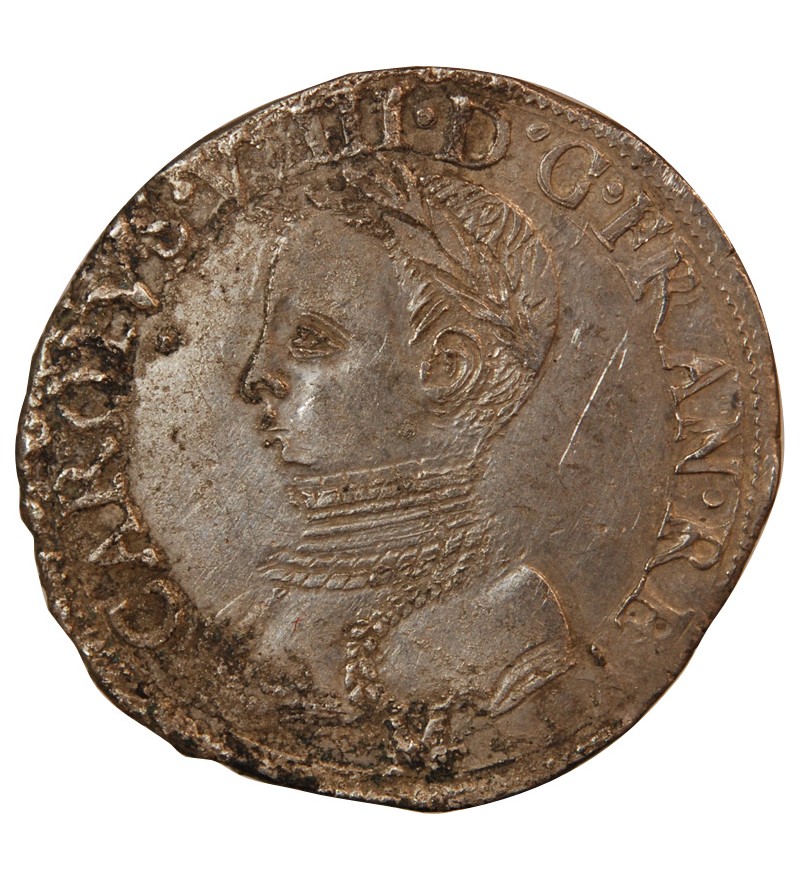 Charles Ix Teston Argent M Toulouse Argent Suffren Numismatique