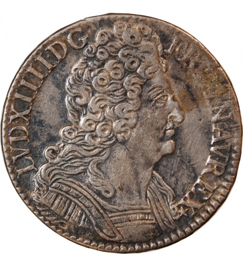 Louis Xiv Ecu Aux Couronnes A Paris Argent Tb Suffren