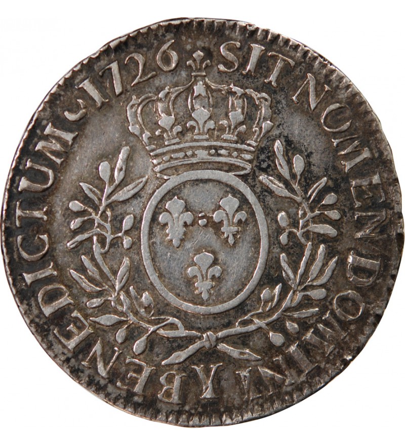 Louis Xv Cu Argent Aux Branches D Olivier Y Bourges Argent