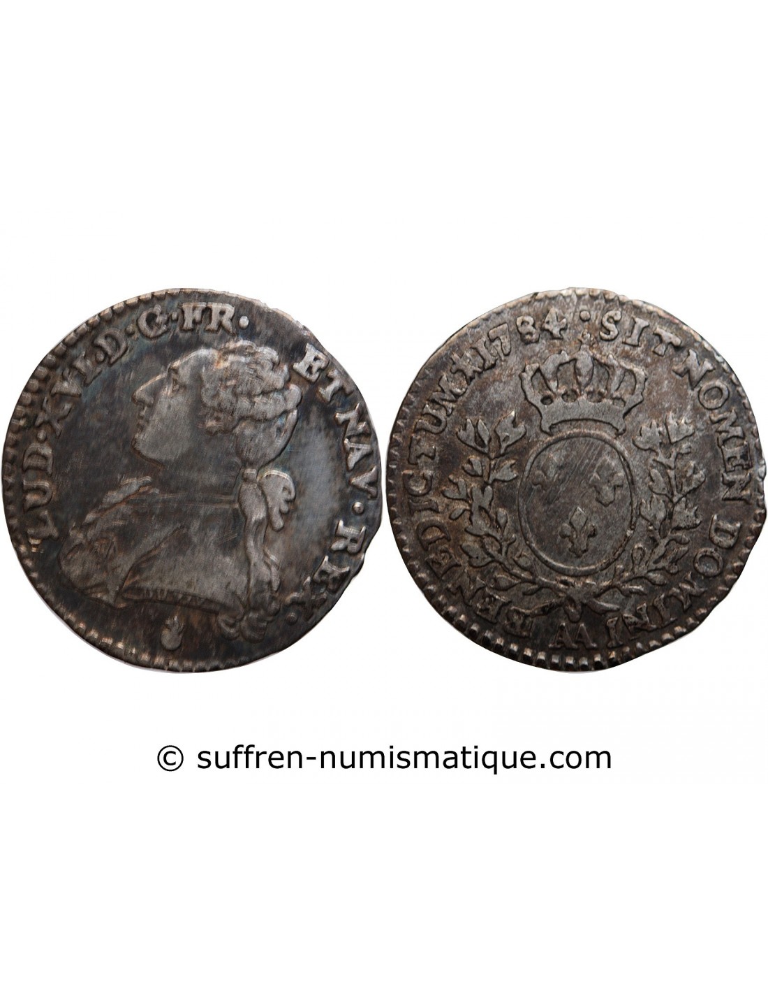 Louis Xvi Ecu Aa Metz Argent Ttb Suffren Numismatique