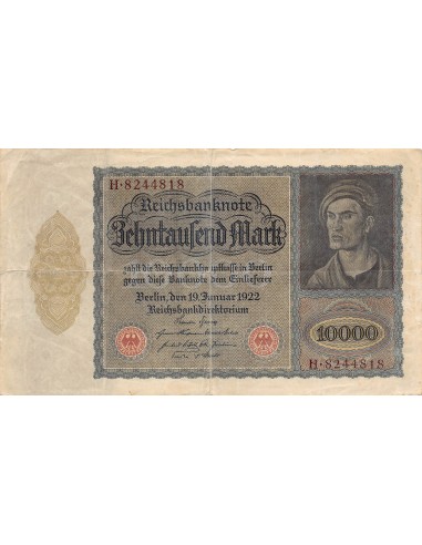 ALLEMAGNE - 10000 MARK 1922