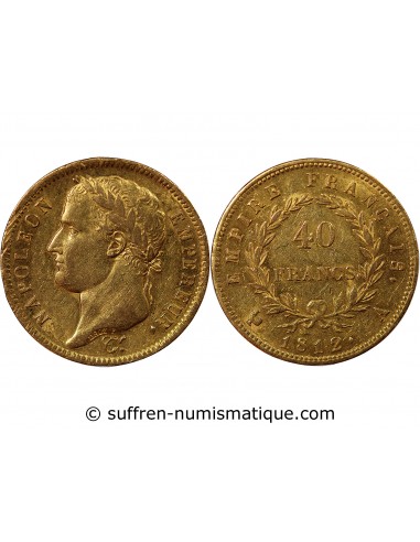 NAPOLEON Ier﻿ - 40 FRANCS OR 1812 A PARIS﻿