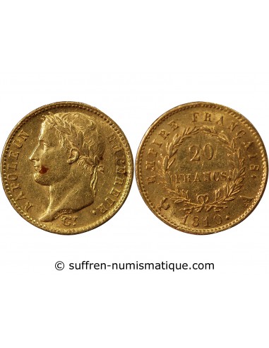 NAPOLÉON Ier - 20 FRANCS OR 1810 A PARIS