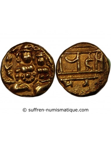 Inde Harihara II 1/2 Pagode d'or Or 1377-1404