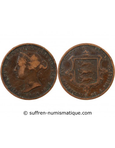 JERSEY, VICTORIA - 1/13 SHILLING 1870