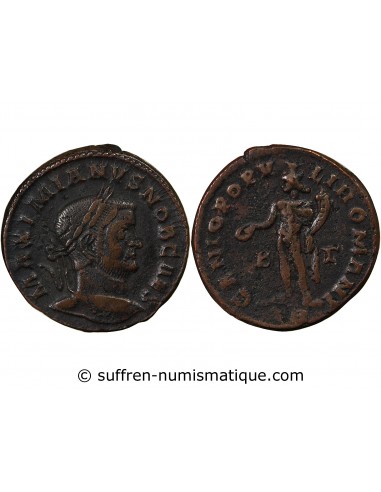 Rome Empire Galère Follis Cuivre 296-297 Trèves