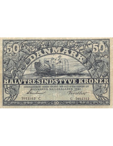 DANEMARK - 50 KRONER 1942