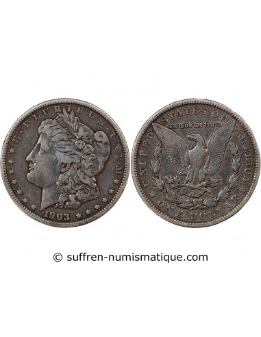 ETATS UNIS - MORGAN DOLLAR ARGENT - 1903 PHILADELPHIE