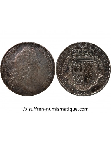 Louis XIV 1 jeton Argent 1701 T Nantes