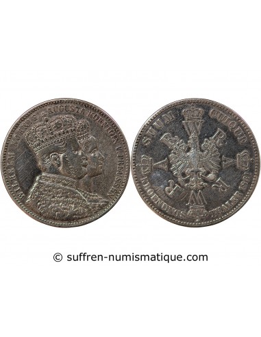 ALLEMAGNE, PRUSSE, GUILLAUME I - THALER, COURONNEMENT DU ROI, ARGENT - 1861 BERLIN