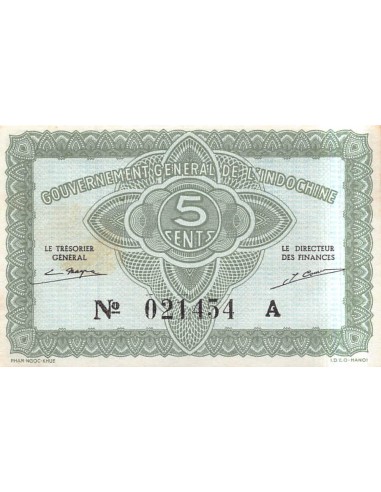 Indo-Chine Fr. 5 Cents 1942