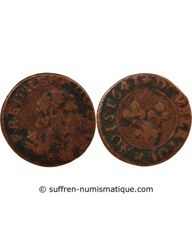 Frédéric-Henri d'Orange-Nassau Double Tournois Cuivre 1641 Orange