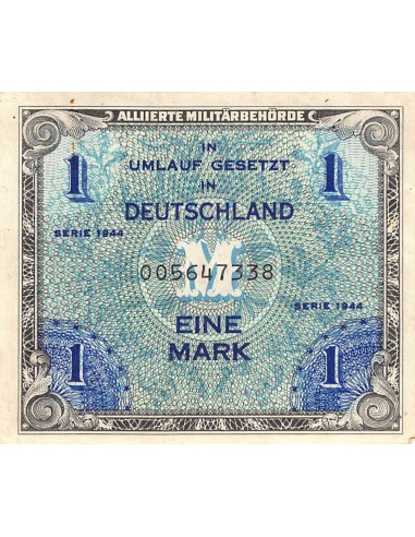 ALLEMAGNE, IMPRESSION AMERICAINE - 1 MARK SERIE 1944