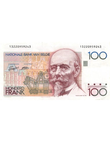 BELGIQUE - 100 FRANCS ND (1989-1994)