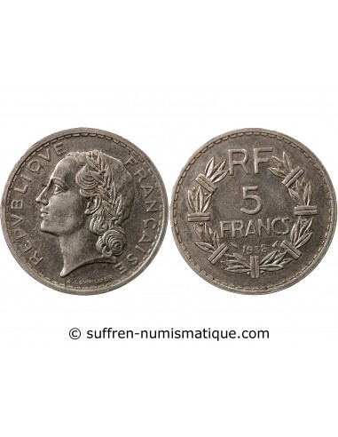 5 Francs Nickel 1938 A Paris