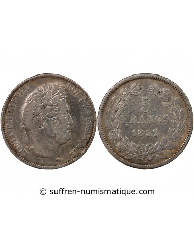 Louis-Philippe Ier 5 Francs Argent 1832 A Paris