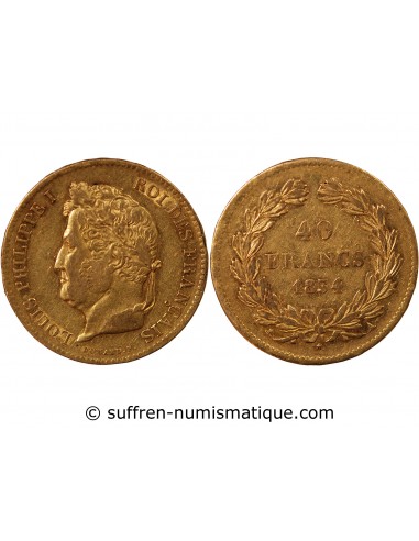 Louis-Philippe Ier 40 Francs Or 1834 A Paris