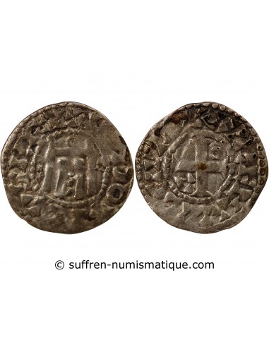 Louis VI Denier Argent 1110 - 1130 R Orléans