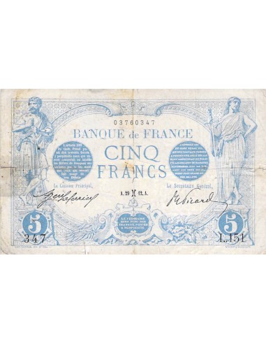 5 Francs 1912