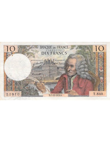 10 Francs 1972