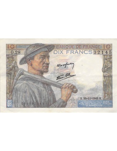 10 Francs 1942