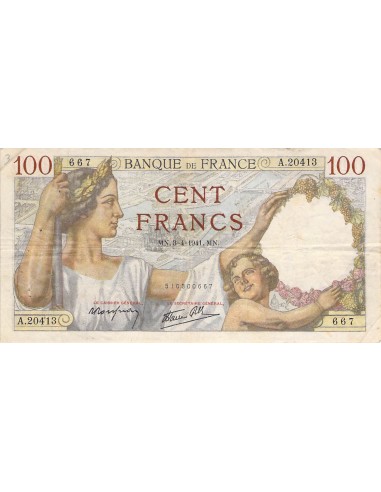 100 Francs 1941