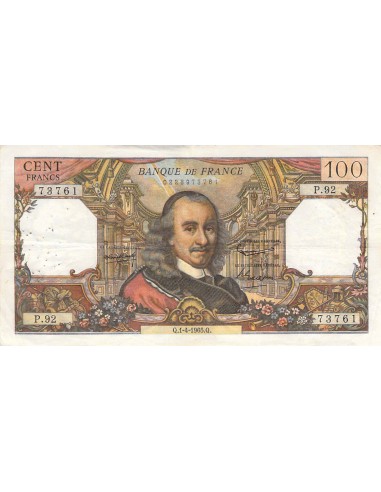 100 Francs 1965