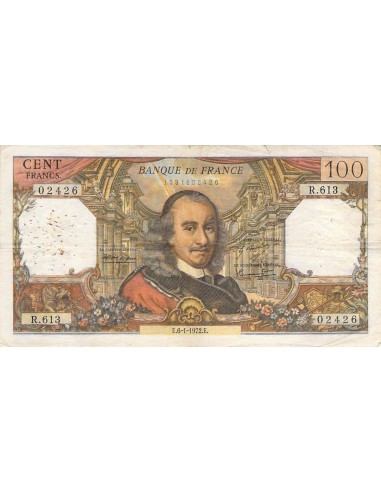 100 Francs 1972