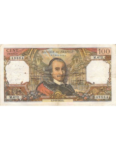 100 Francs 1972