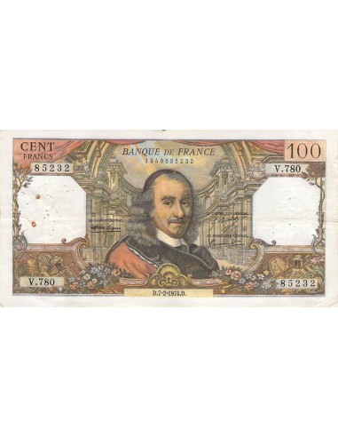 100 Francs 1974