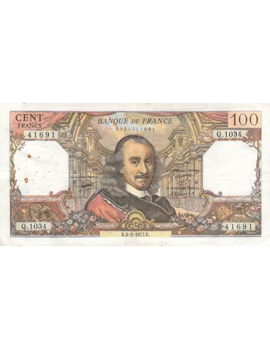 100 Francs 1977