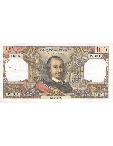 100 Francs 1977