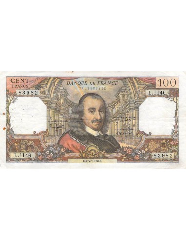 100 Francs 1978