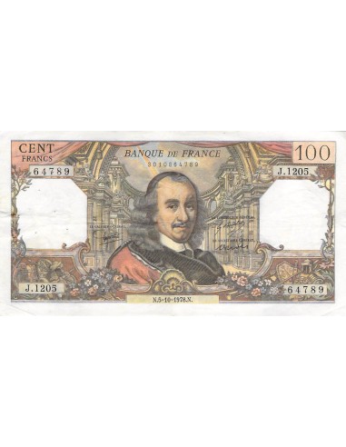 100 Francs 1978