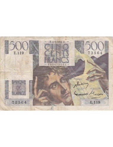 500 Francs 1952