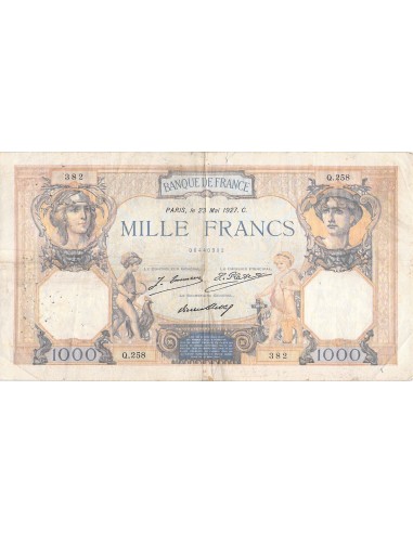 1000 Francs 1927