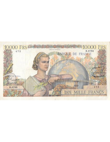 10 000 Francs 1954