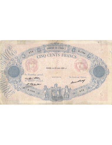 500 Francs 1931