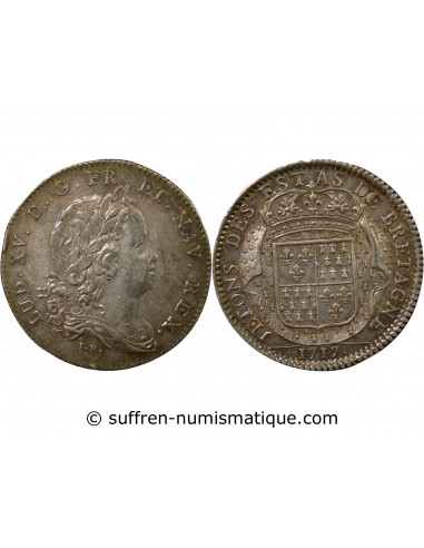 Louis XV Jeton Argent 1717 Dinan