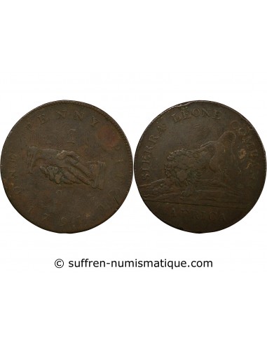 Sierra Leone Penny Cuivre 1791 Londres