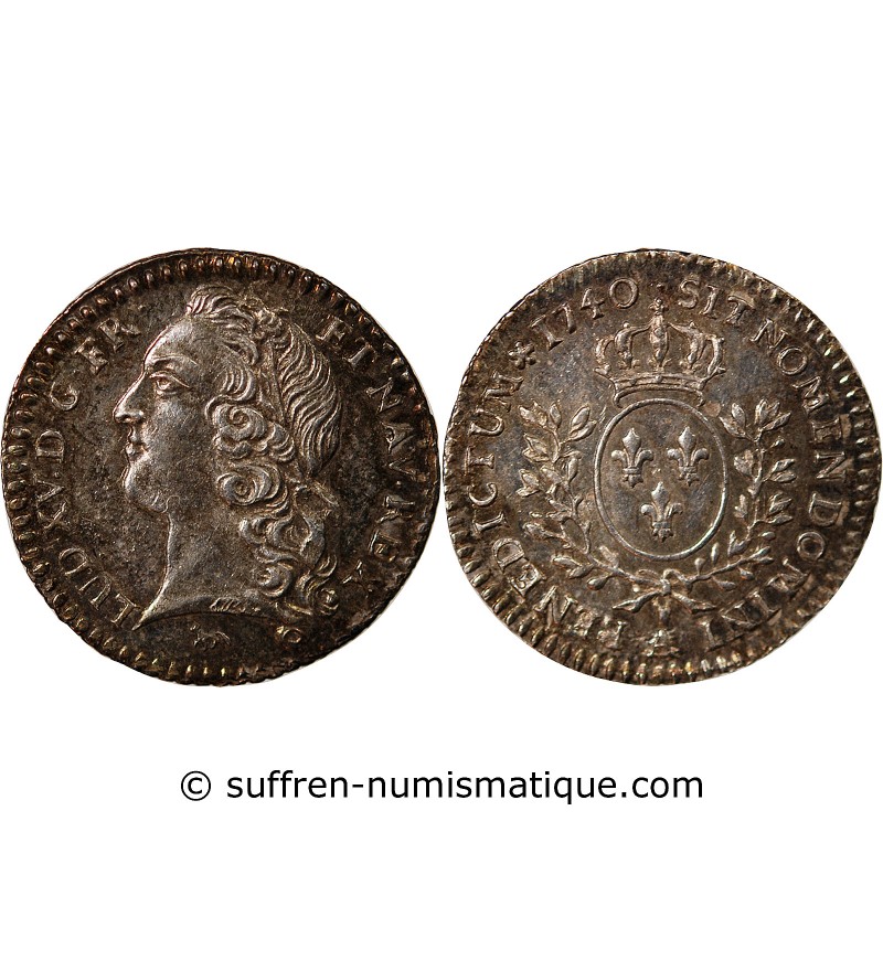 Louis XV 1/20 Ecu Argent 1740 A Paris