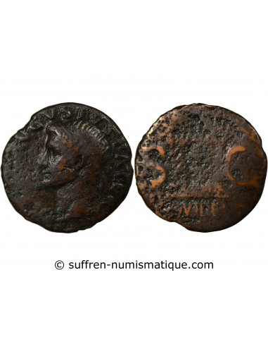 Rome Empire Auguste 1 as Cuivre 80 R Rome