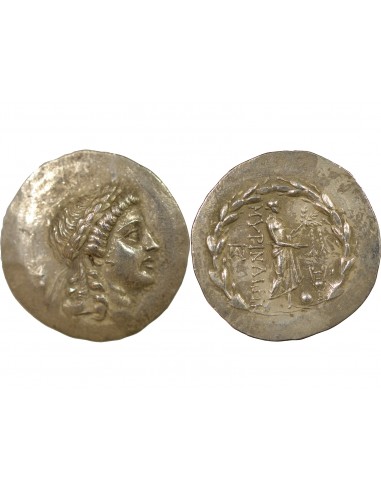 Grèce (Eolide) 1 tetradrachme Argent 150-140 AV JC Myrina