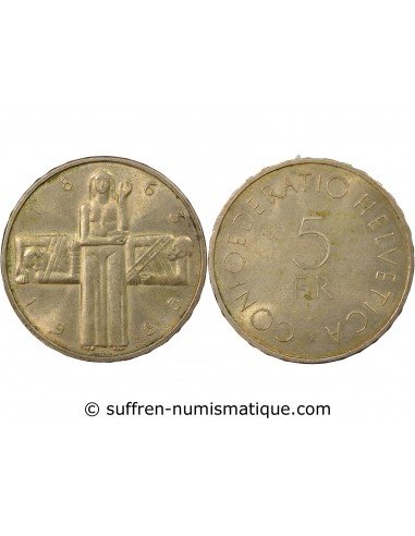 Suisse 5 Francs Argent 1963 Berne