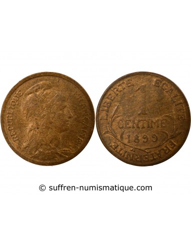 Centime Bronze 1899 A Paris