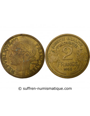 2 Francs Cuivre-Aluminium 1935 A Paris