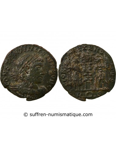 Rome Empire Constance II Nummus Cuivre 326 Trèves