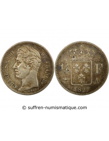 Charles X 01-avr franc Argent 1827 A Paris