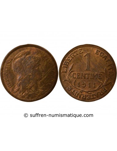 Centime Bronze 1911 A Paris